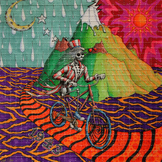 Happy Bicycle Day! by Henry Bellavia Signed Limited Edition LSD blotter art print
