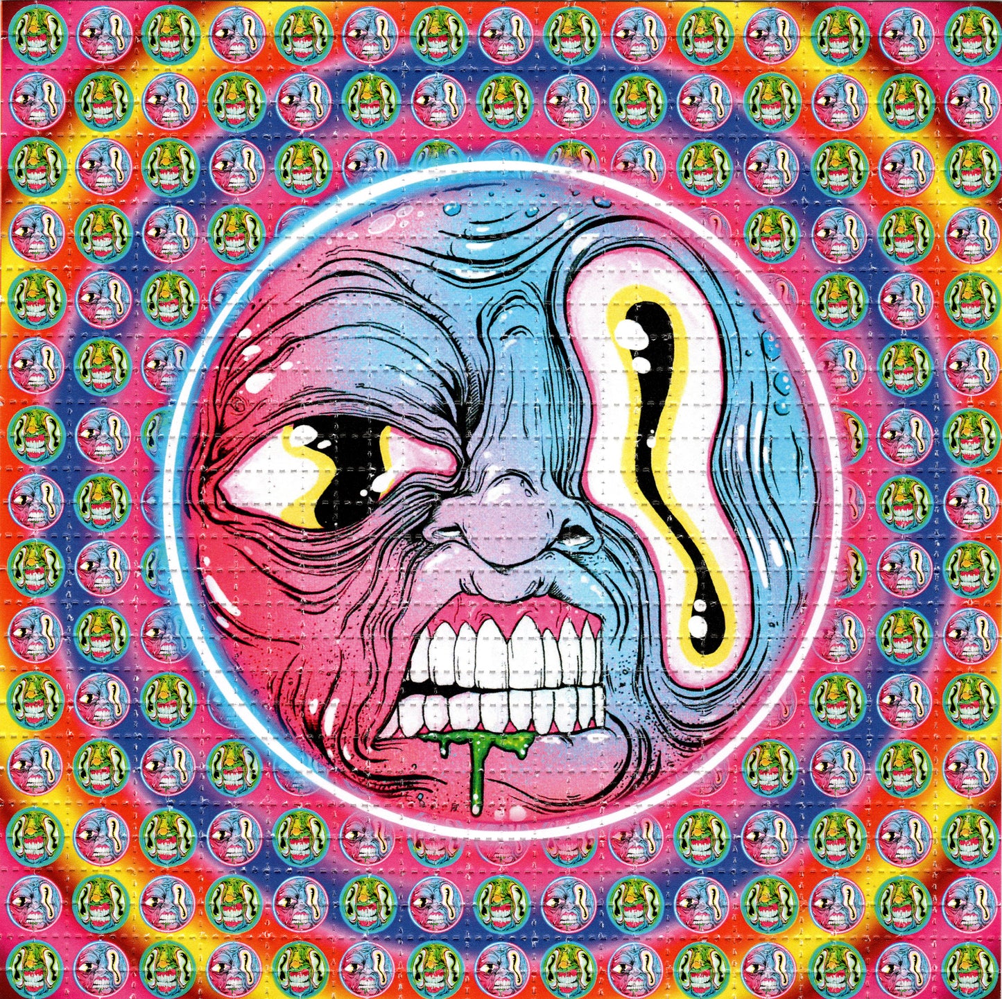 Wonk Eye by Aaron Brooks - ABrooks Art SIGNED by Aaron Limited Edition LSD blotter art print