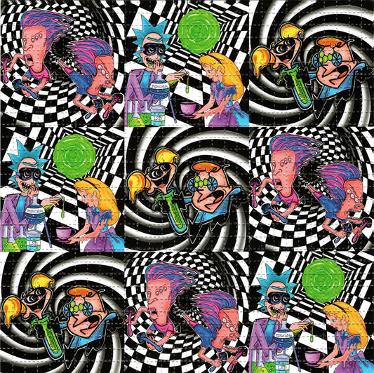 Tripsy Tunes X9 by Tripsy Lou SIGNED Limited Edition LSD blotter art print