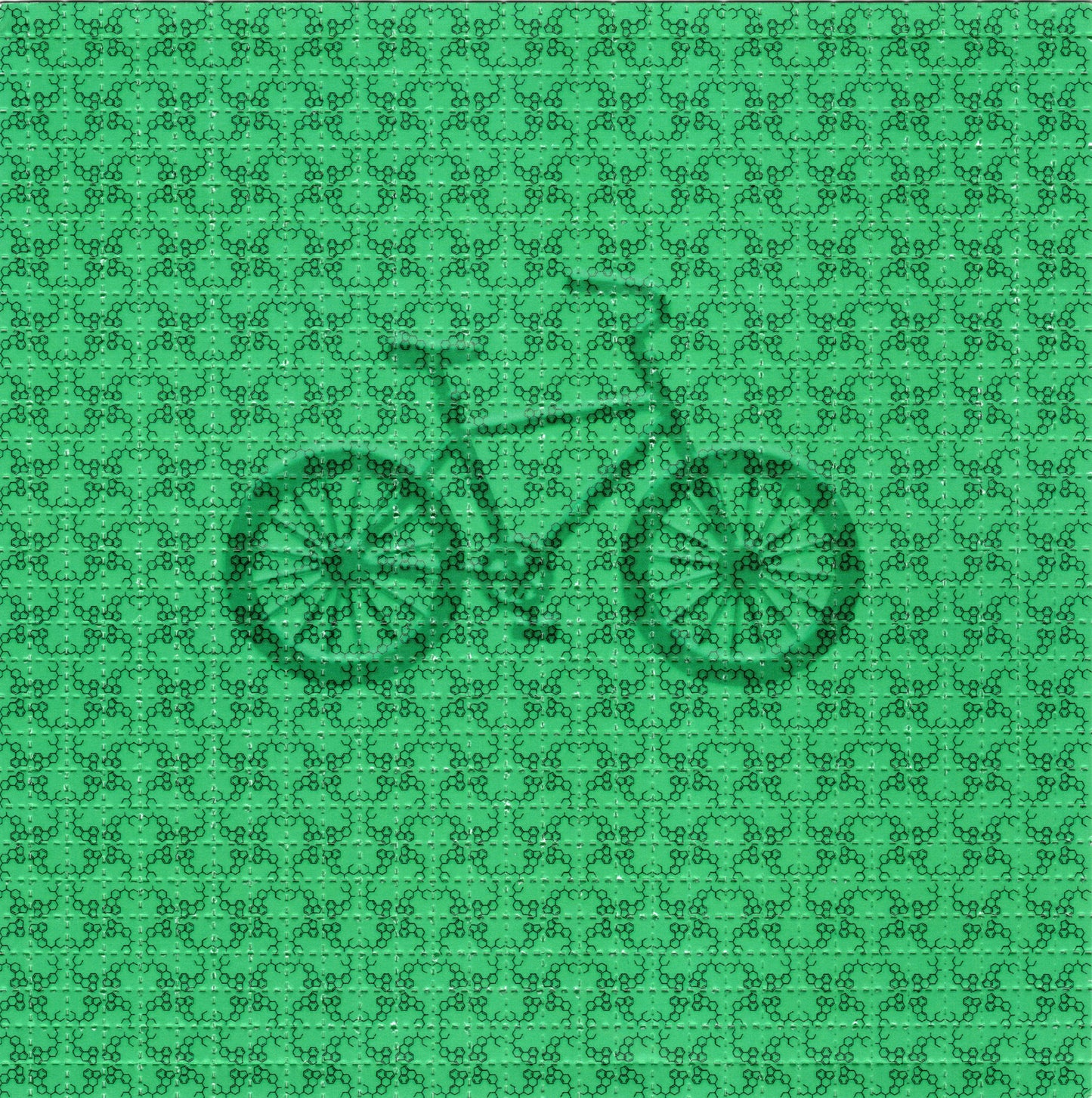 Bicycle Day Blue by Brandon Bennett SIGNED Limited Edition LSD blotter art print