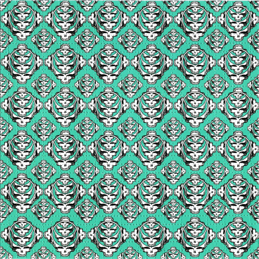 Temple Grateful Dead Tabs LSD blotter art print