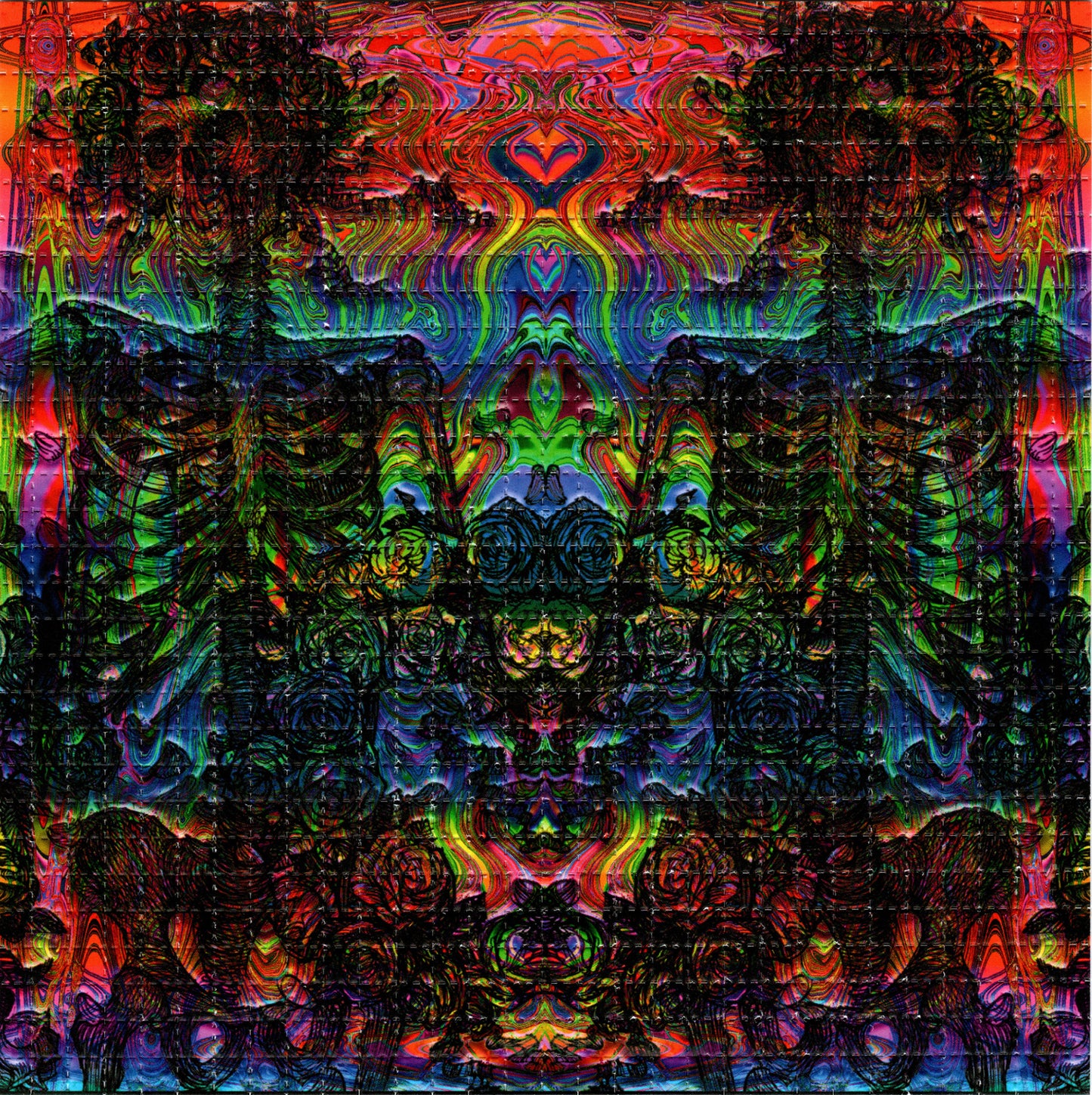 Mirror Birth Grateful Dead Tabs LSD blotter art print