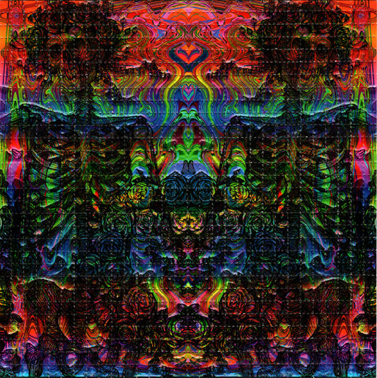 Mirror Birth Grateful Dead Tabs LSD blotter art print