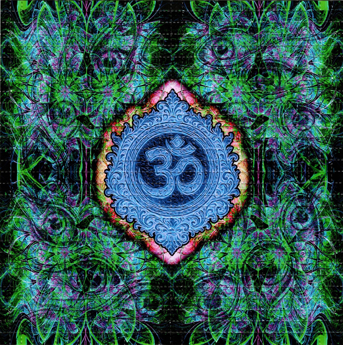 Ohm Grateful Dead Tabs LSD blotter art print