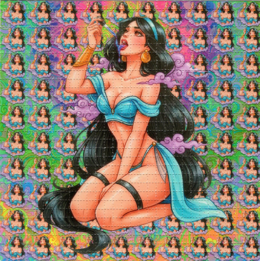 Jasmine Drops blotter art print