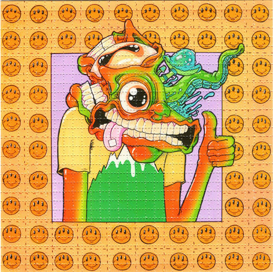 Bike Day 2026 by Aaron Brooks - ABrooks Art SIGNED by Aaron Limited Edition LSD blotter art print