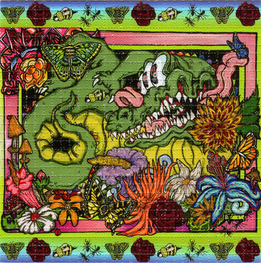 Melty Fam Collab - Aaron Brooks & Ellie Brooks & Vincent Gordon Limited Edition LSD blotter art print