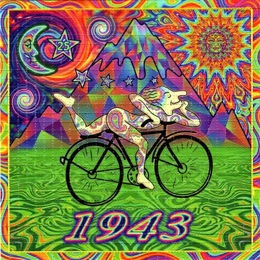 Albert Hofmann Bicycle Day 2026 blotter art print (Copy)