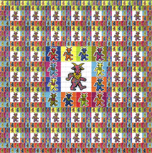 Grateful Dancing Goat BMFS blotter art print
