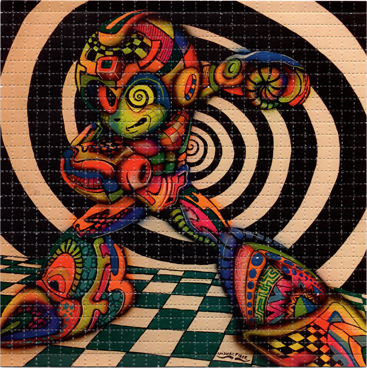 Mega Man by Visual Fiber Limited Edition LSD blotter art print