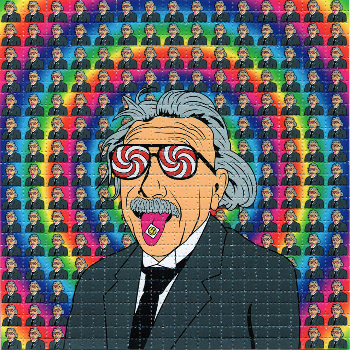 Einstein Tab LSD blotter art print