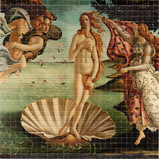Birth of Venus LSD blotter art print