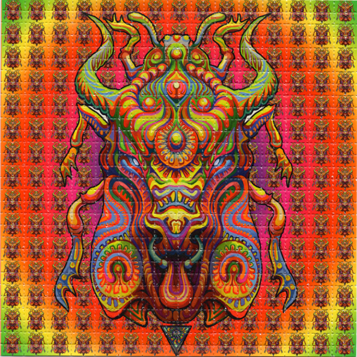 Bull;moth by TORUS Energy Limited Edition LSD blotter art print