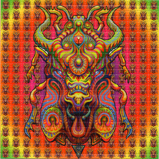 Bull;moth by TORUS Energy Limited Edition LSD blotter art print