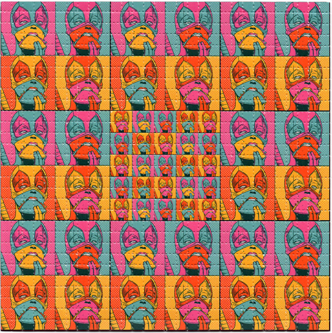 Dead Taco Pool LSD blotter art print