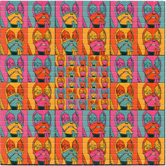 Dead Taco Pool LSD blotter art print