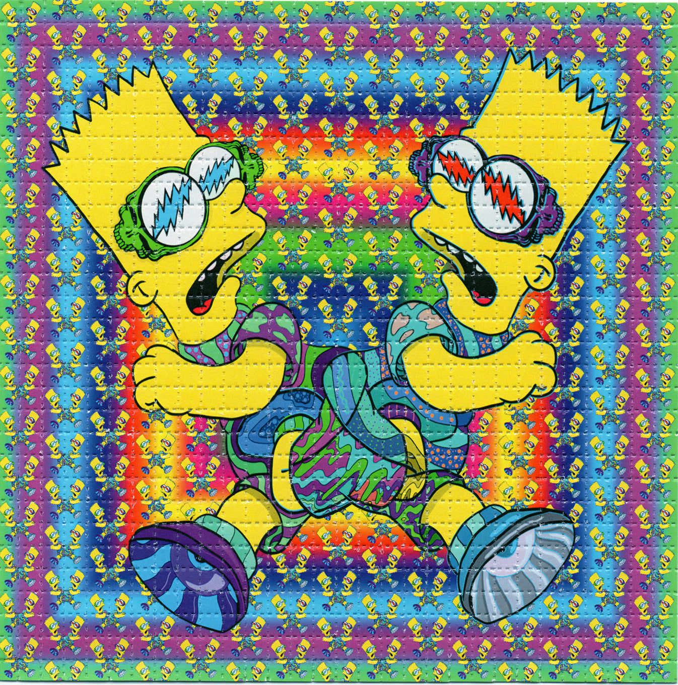 Bartz Boltz by Jamie Montelro Limited Edition LSD blotter art print