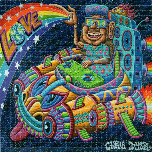 Space Selectah by Chris Dyer LSD blotter art print