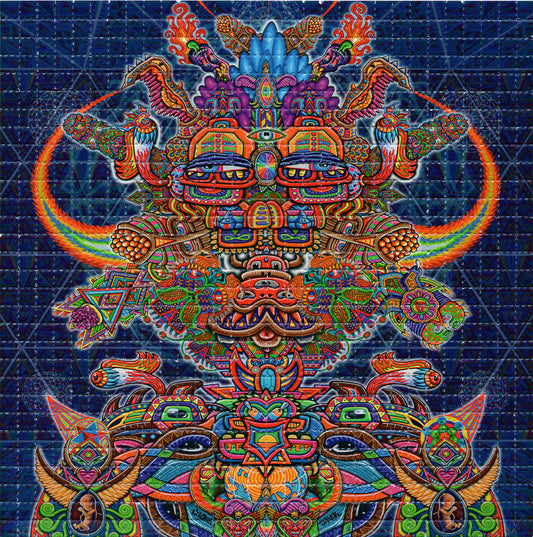 Interdimensional Rebel by Chris Dyer LSD blotter art print