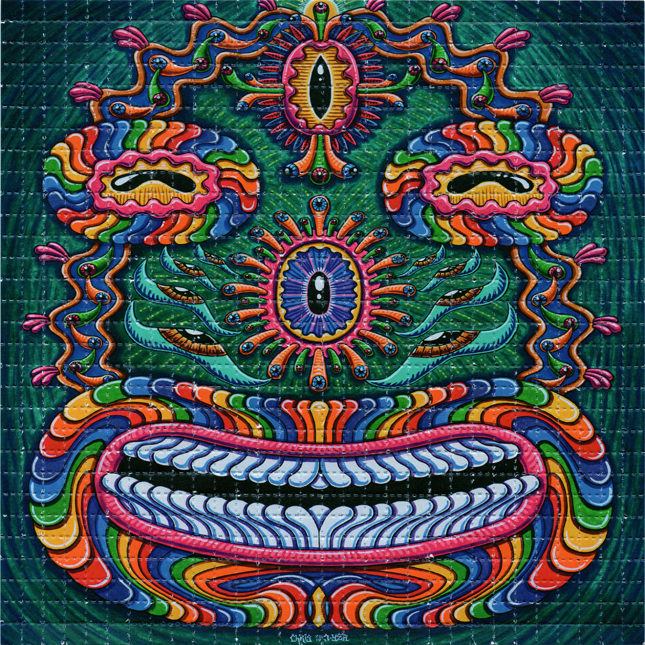 Bribribri by Chris Dyer LSD blotter art print