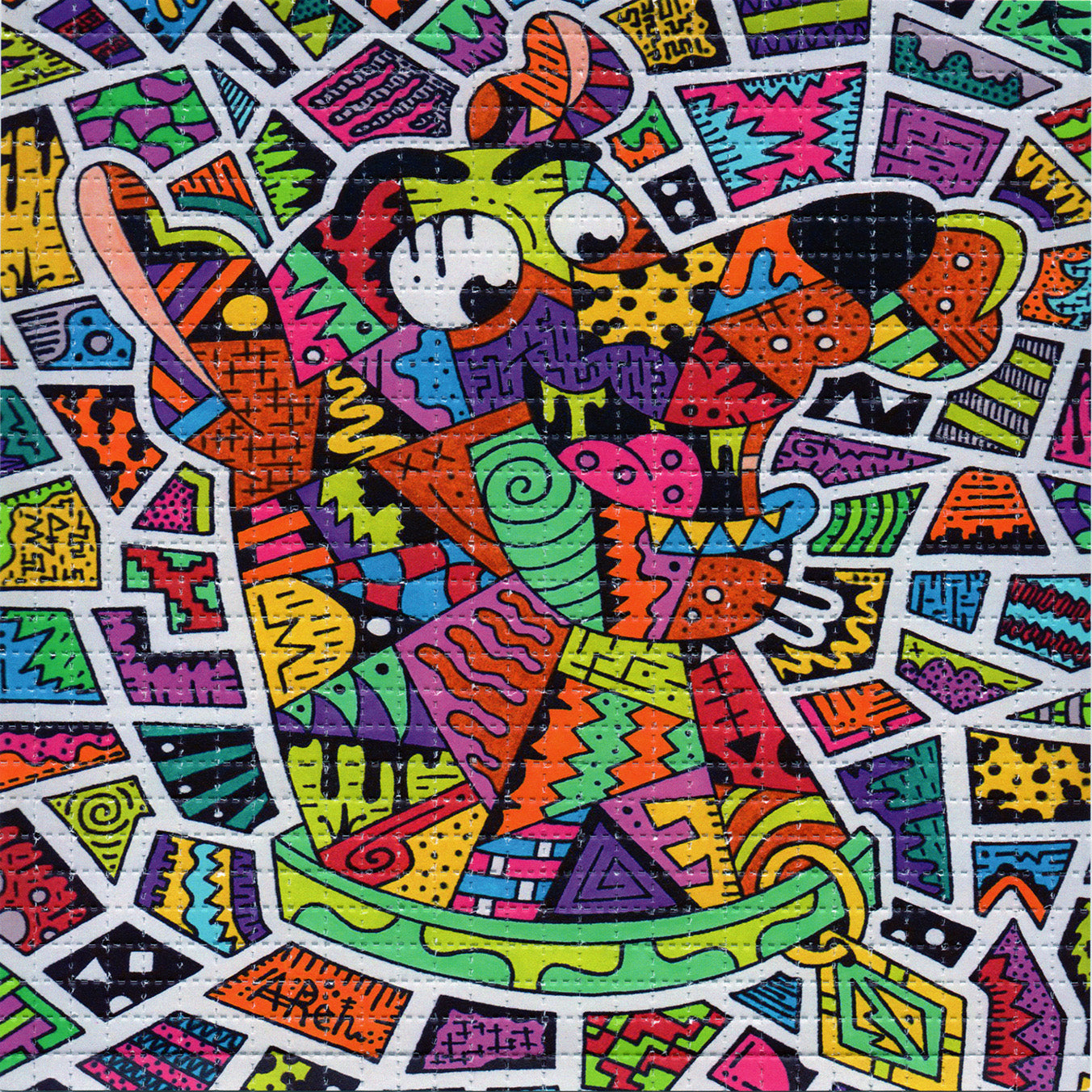 Scooby by Areh LSD blotter art print