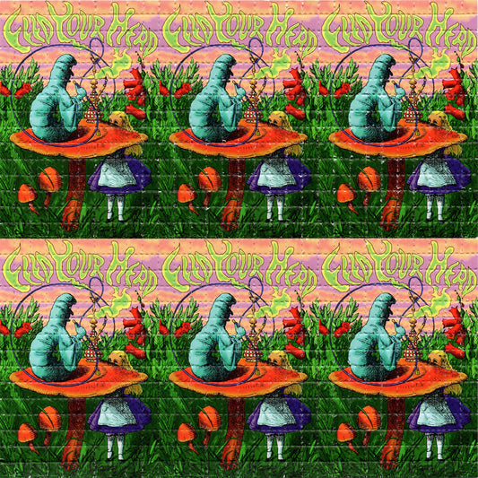 Feed Your Head X6 Alice LSD blotter art print