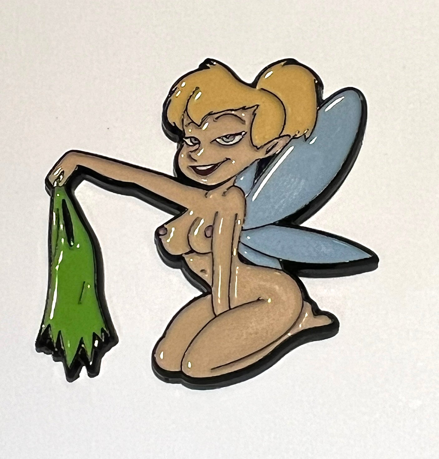 Tink Pixie Undressing on knees Pin
