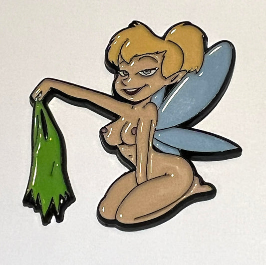 Tink Pixie Undressing on knees Pin
