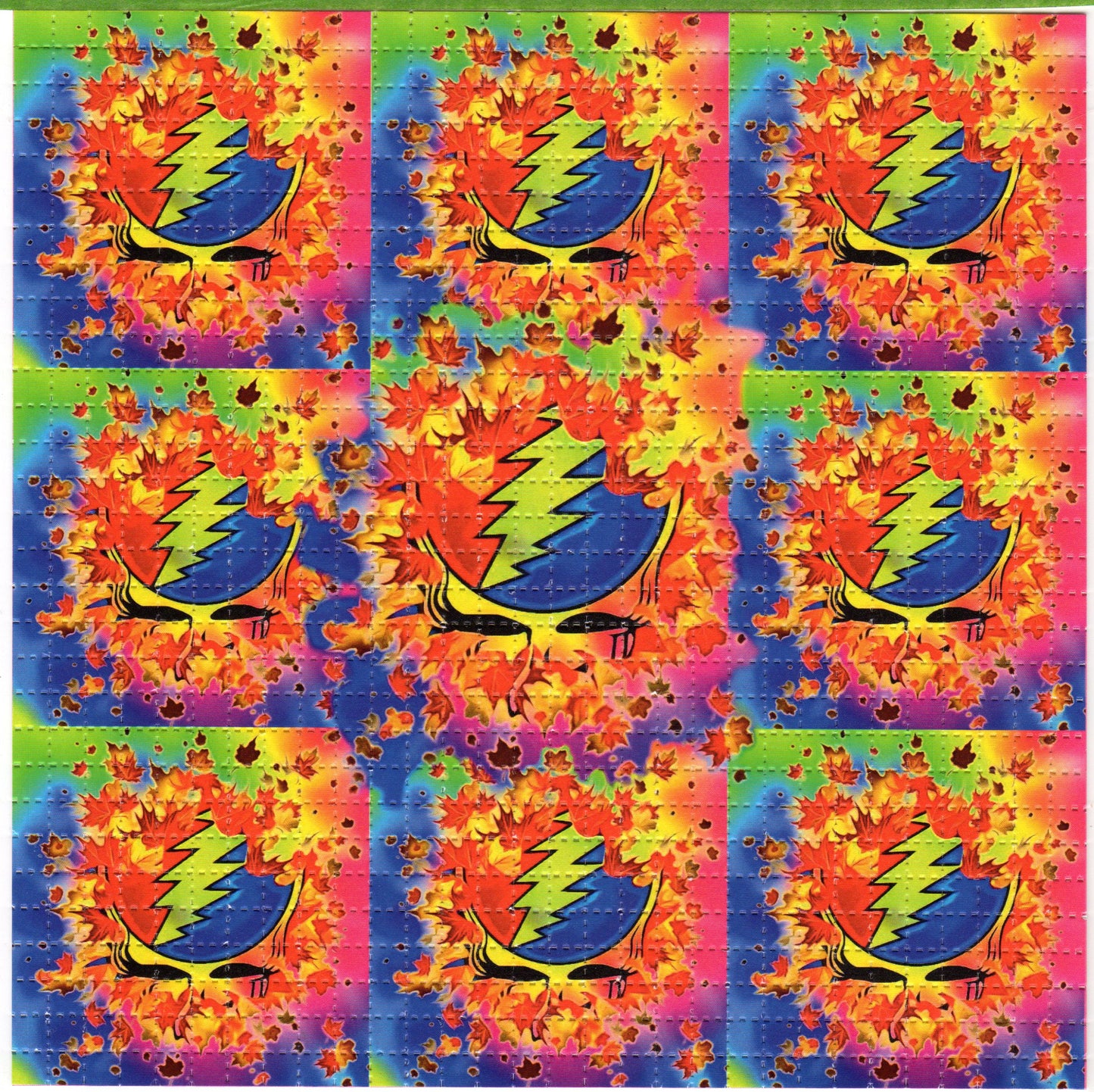 Autumn Grateful X9 LSD blotter art print