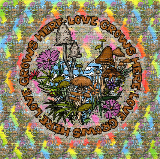 Love Grown Here by Vincent Gordon SIGNED Limited Edition LSD blotter art print (Copy)