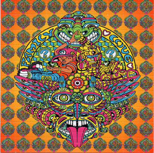 Family Love by Nathan Huffman Limited Edition LSD blotter art print