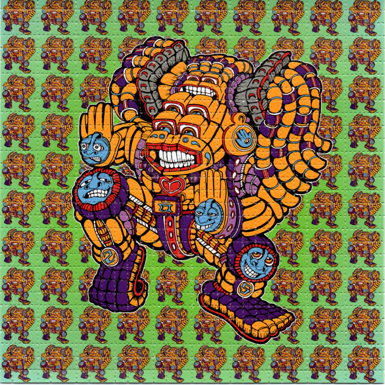 Dancing Goddess by Nathan Huffman Limited Edition LSD blotter art print