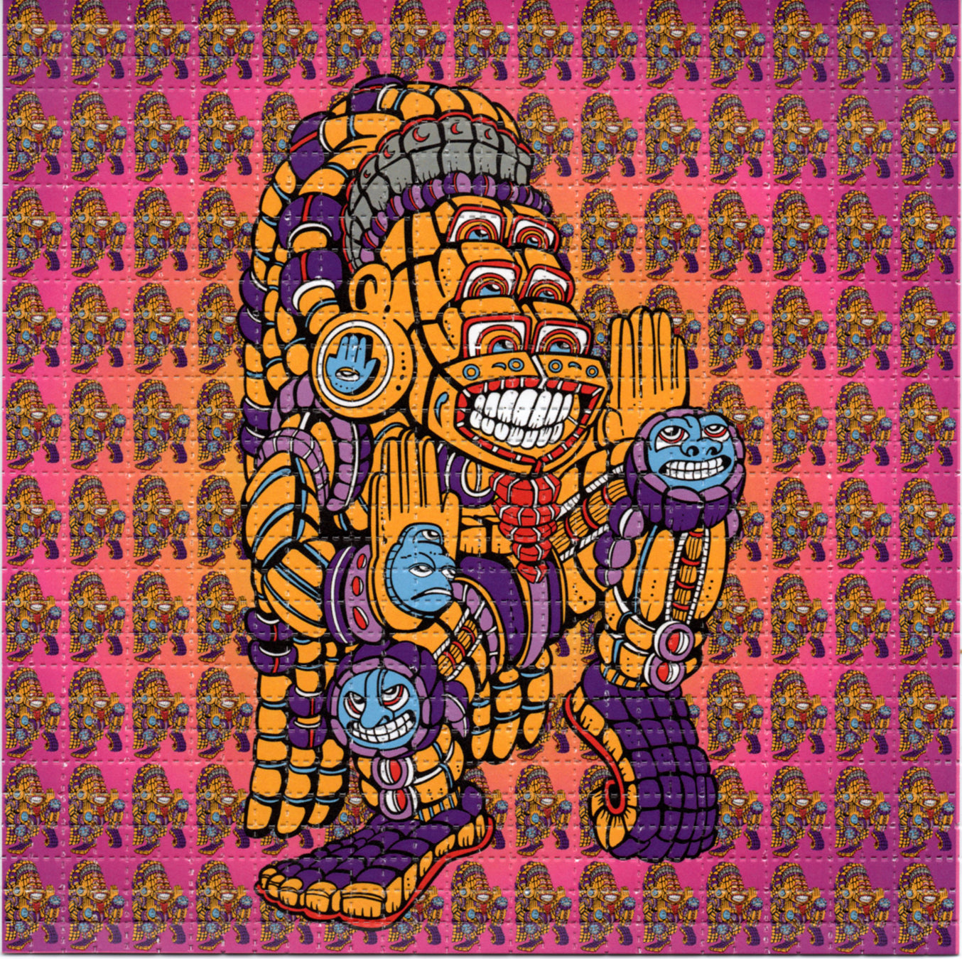 Dancing God by Nathan Huffman Limited Edition LSD blotter art print