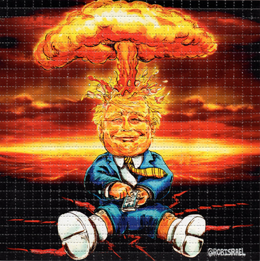 Big Button Trump by Rob Israel Limited Edition LSD blotter art print