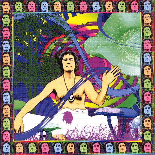 Timothy Leary in Wonderland LSD blotter art print