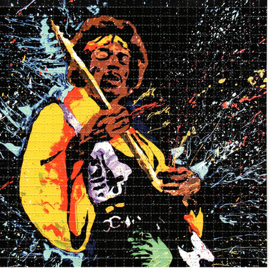 Hendrix LSD blotter art print