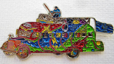 KESEY ON TOP FURTHUR BUS PIN