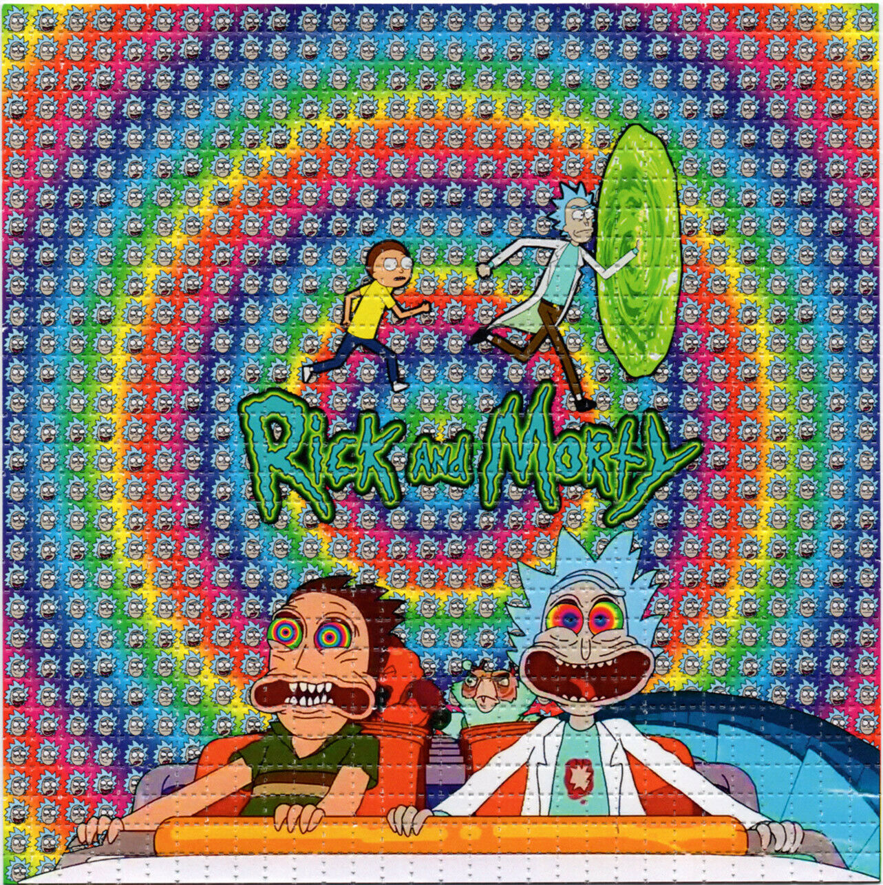 R&M fear and Loathing LSD blotter art print