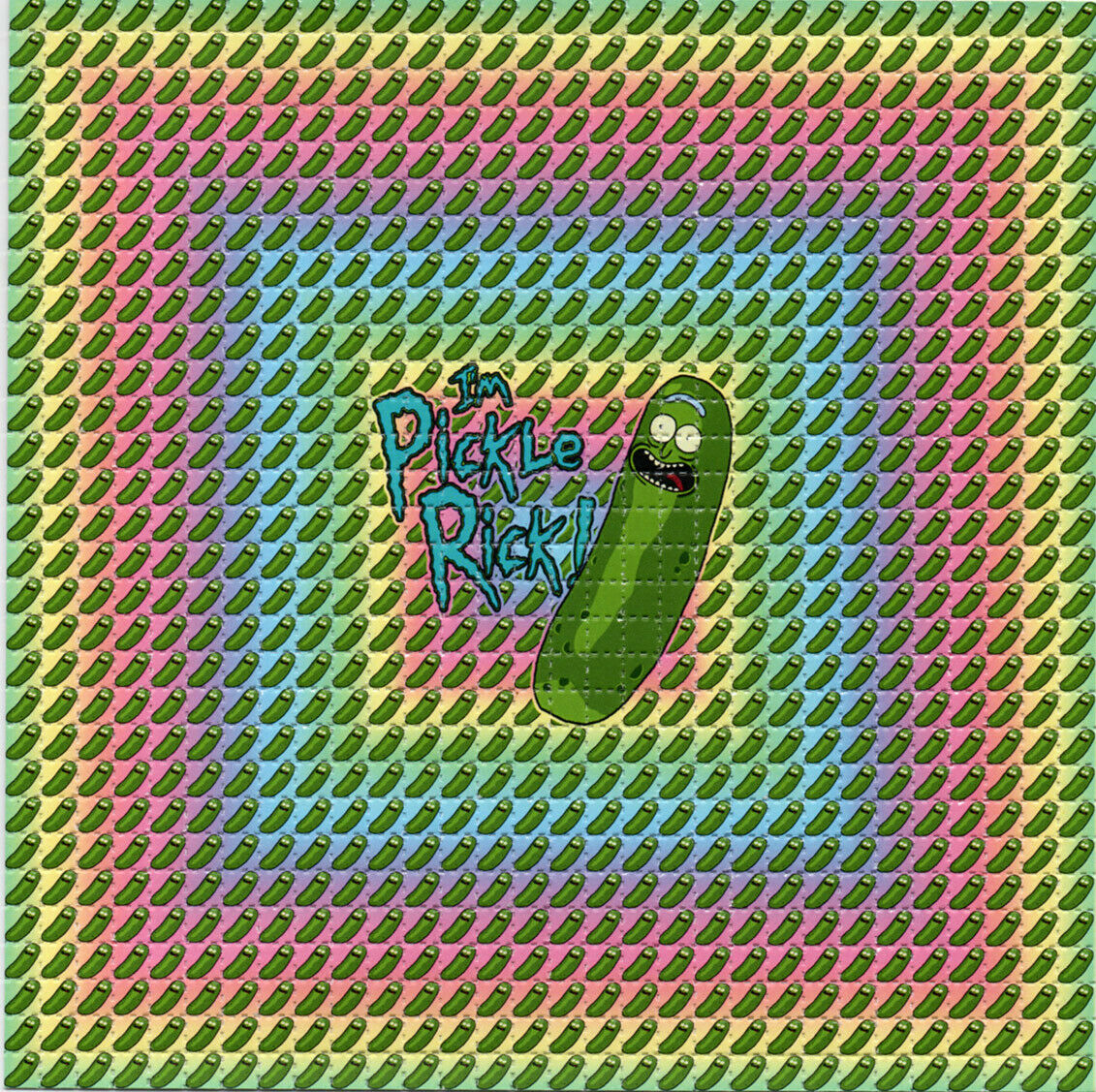 Pickle Pickle LSD blotter art print